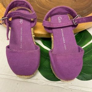 Gap Canvas Lavender Purple Espadrilles
